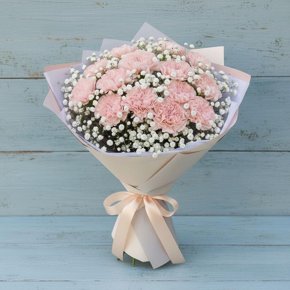 Букет цветов из: Гвоздики в Жигалово