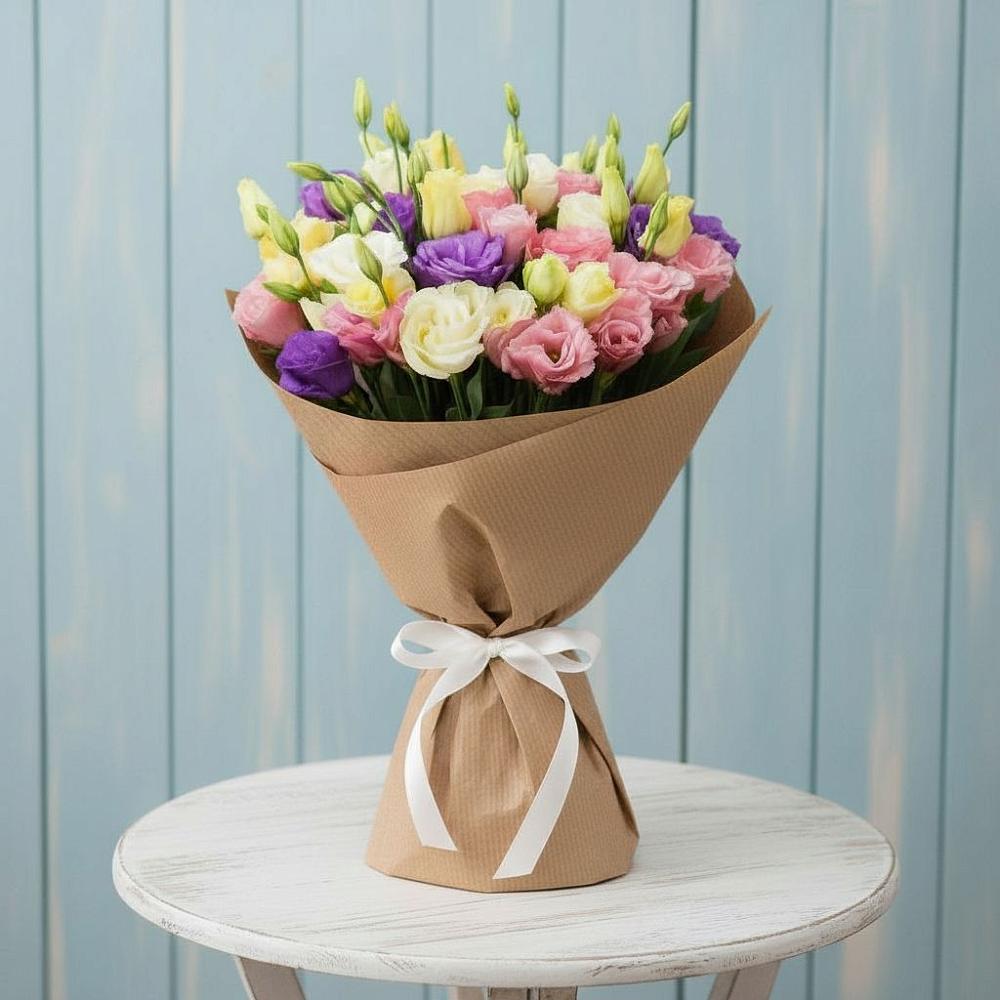 Букет цветов из: Лизиантусы в Жигалово