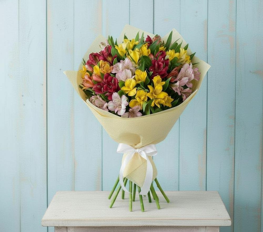 Букет цветов из: Альстромерии в Жигалово