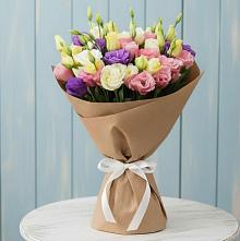 Букет цветов из:  Лизиантусы в Жигалово