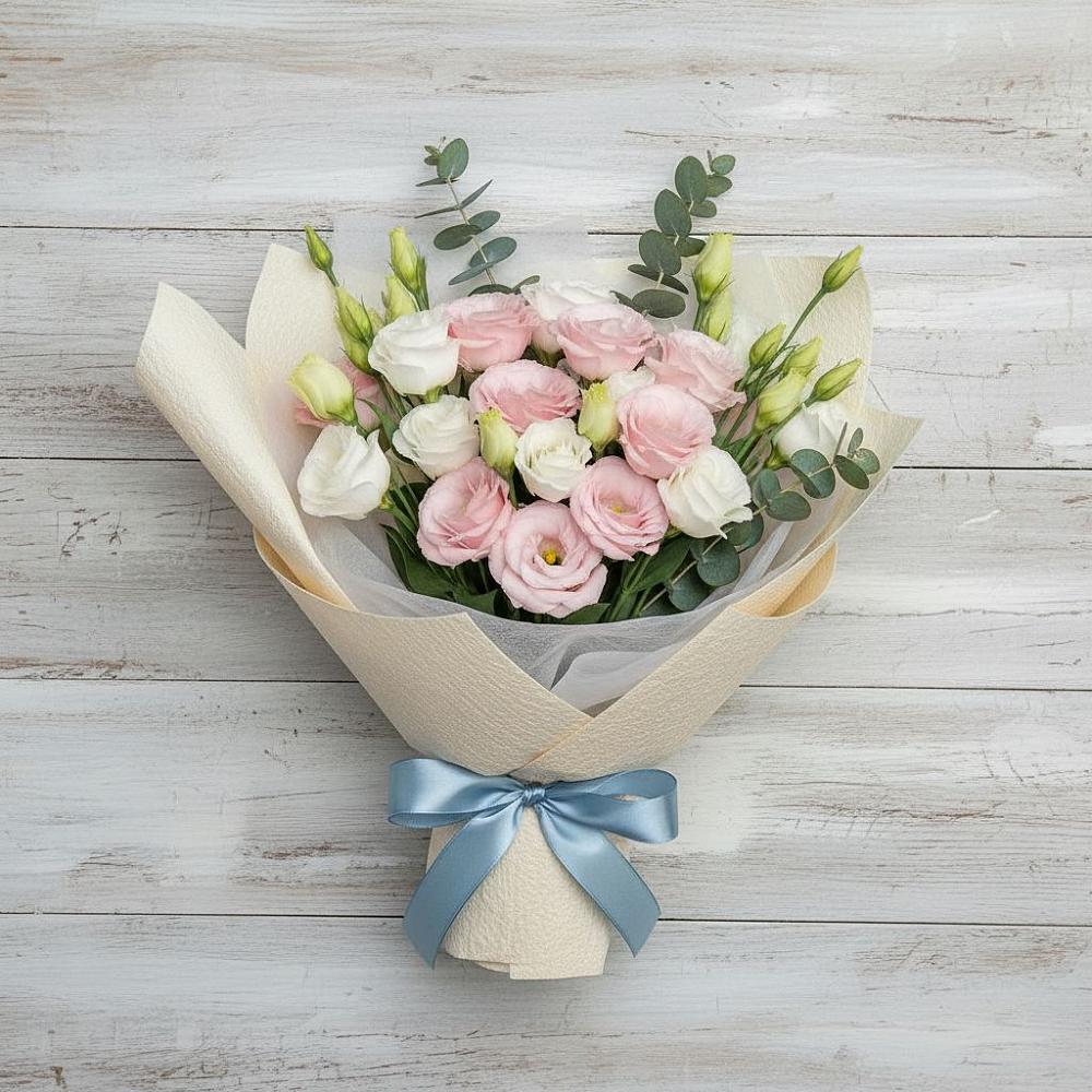 Букет цветов из: Лизиантусы в Жигалово